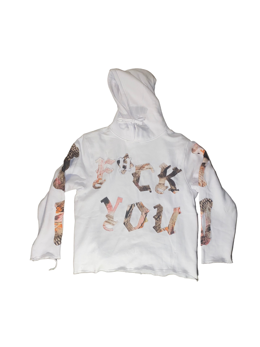 White F*ck U Hoodie