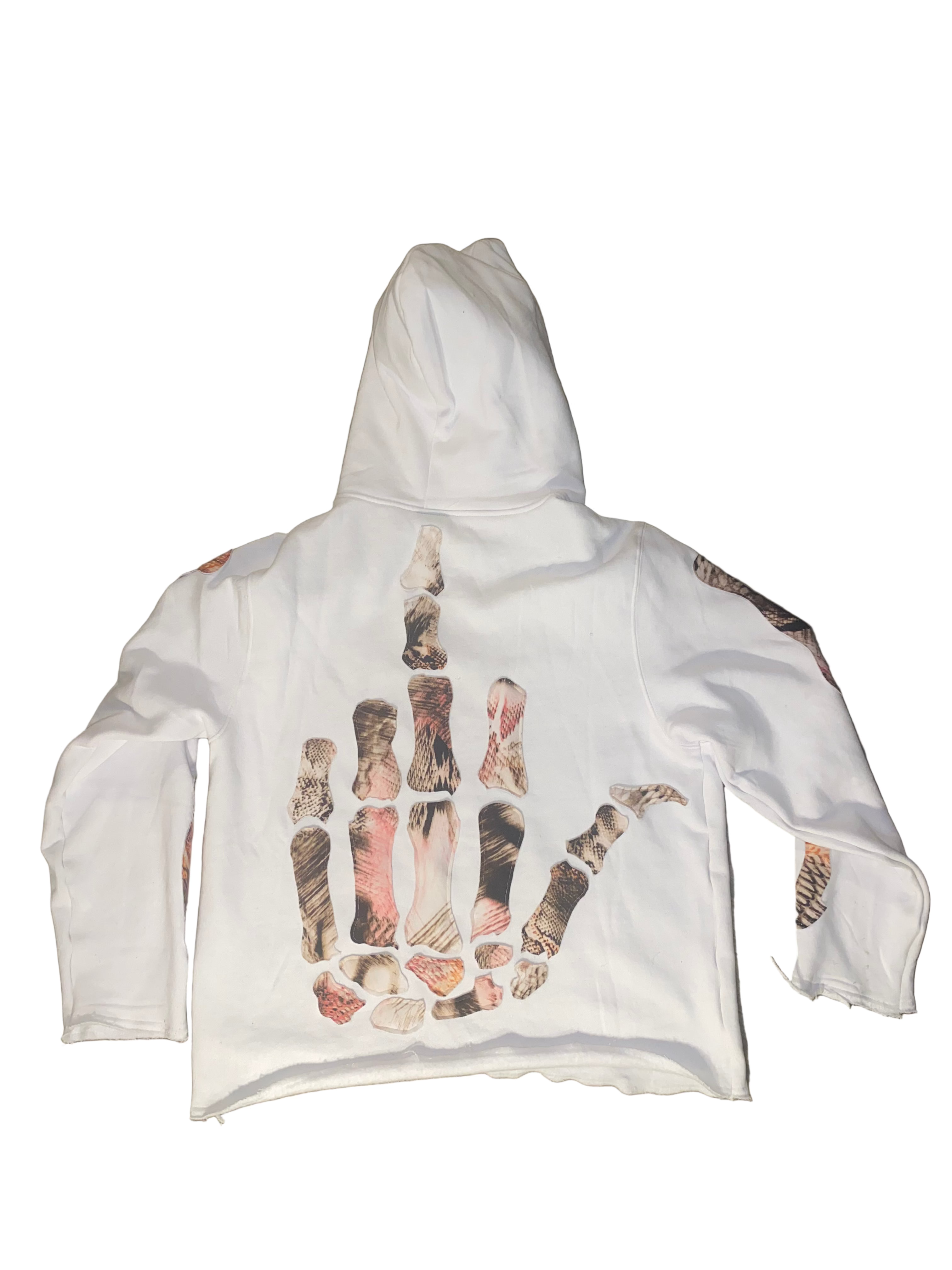 White F*ck U Hoodie