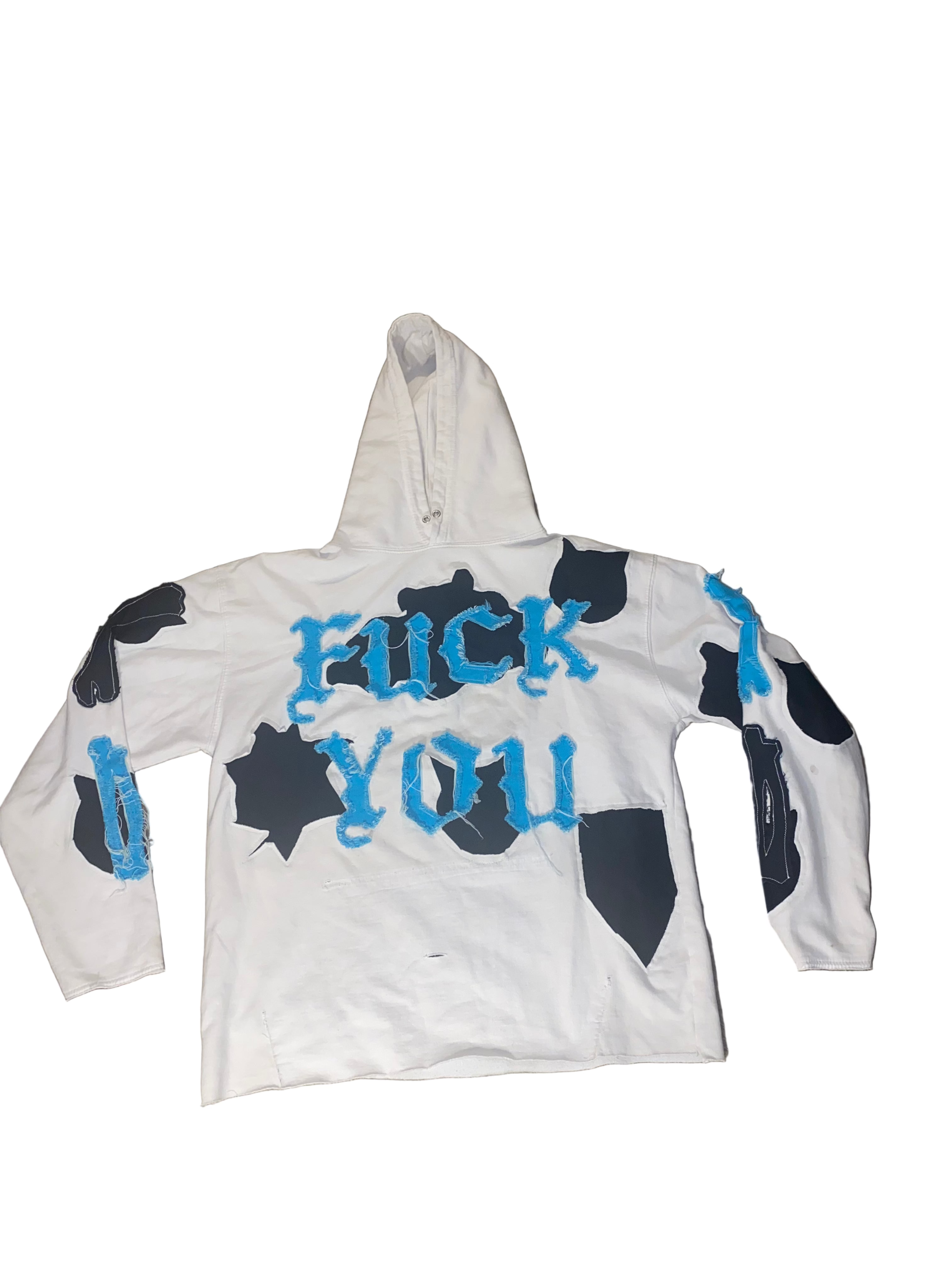 Patchwork F*ck You Hoodie